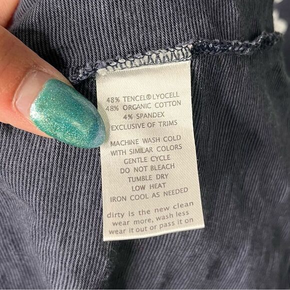 Toad&Co Dress Women’s Small Windmere II Navy & White Floral Short Sleeve T-Shirt - Picture 6 of 9